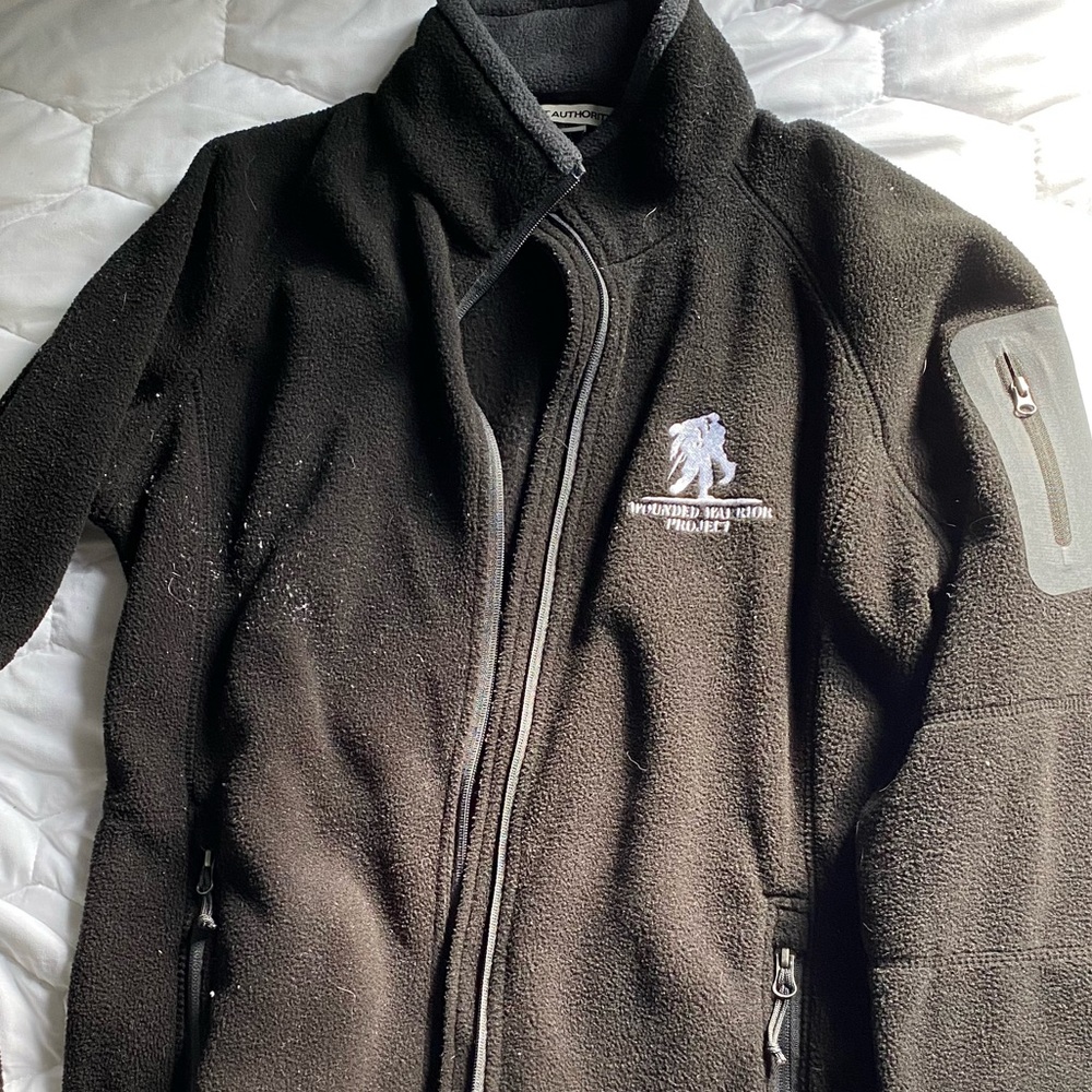 Wounded warrior zip up fleece